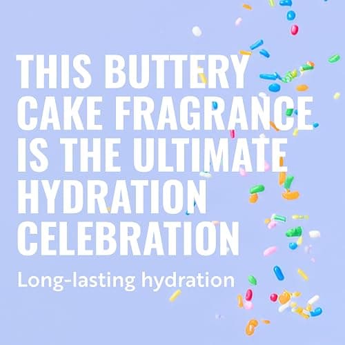 Jergens Shea Fusion Confetti Cake Body Lotion, Shea Butter, 14 fl oz | Moisturizer for Dry Skin, Scented Body Lotion, Vitamin E, Shea Butter Lotion, Daily Hydration thumbnail 3
