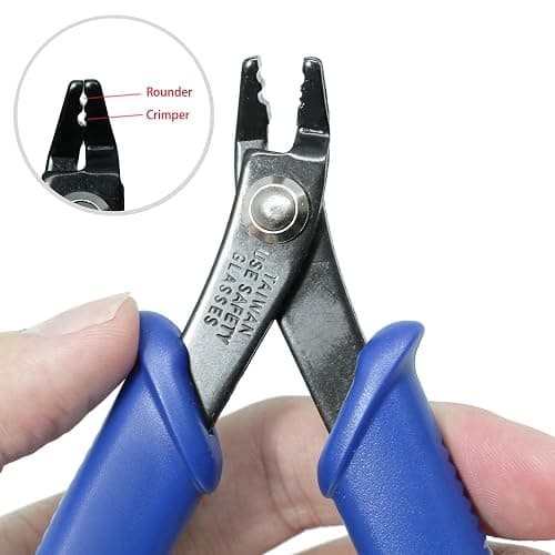 Beaditive Bead Crimping Plier for 2mm & 3mm Beads and Tubes | 5-Inch (Blue) thumbnail 3