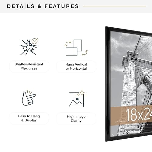  18x24 Poster Frame Black thumbnail 6