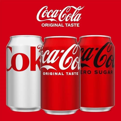 Coca-Cola Fridge Pack Soda Soft Drink, 12 fl oz Cans, 12 Pack - Classic Cola Soda Cans thumbnail 10