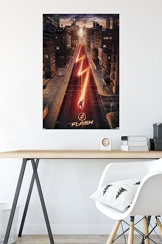 Trends International DC Comics TV - The Flash - Street One Sheet Wall Poster, 22.375" x 34", Premium Unframed Version thumbnail 4