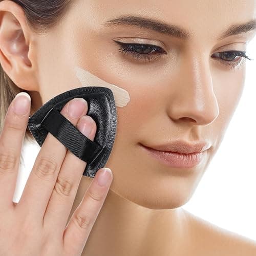 Makeup Mixing Palette Korean Set with Foundation Brush and Spatula, Professional Stainless Steel Heart Makeup Palette Reusable Beauty Tools for Facial Cosmetic,Nail Art,Pigment Blending thumbnail 5
