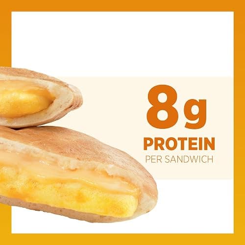 Sandwich Bros. Egg & Cheese, Frozen Breakfast Sandwiches, 15 oz., 6-ct | Good source of protein, 8g per serving; individually wrapped microwavable breakfast sandwiches; for busy mornings or any time thumbnail 6