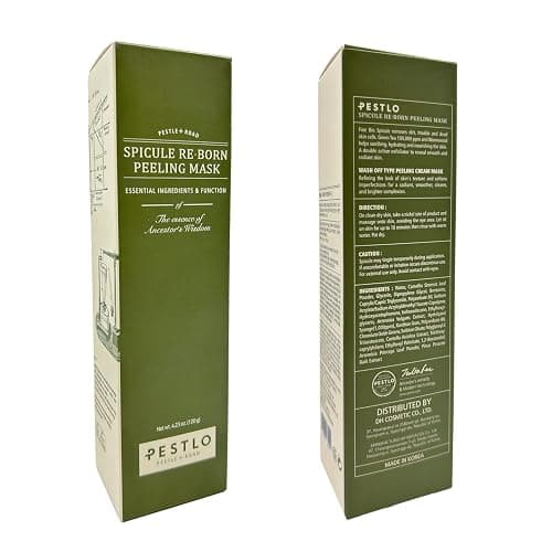 PESTLO PESTLE + ROAD Spicule Re-Born Exfoliating Peeling Mask 4.23 oz./120ml - Gentle Exfoliation, Nourishing, Hydrating, Sebum Control, Soothing, Radiant Skin, Pore Tightening thumbnail 8