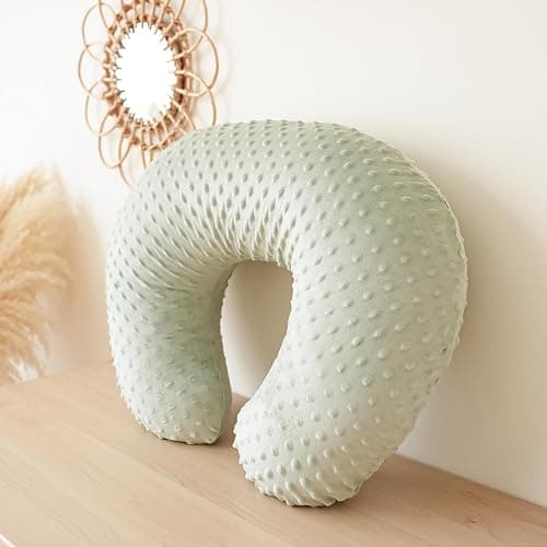 Konssy 2 Pack Nursing Pillow Covers, Soft and Comfortable Nursing Cover for Breastfeeding Pillows, Pillow Slipcover for Baby Girls Boys Newborn(Green, Woodland) thumbnail 6