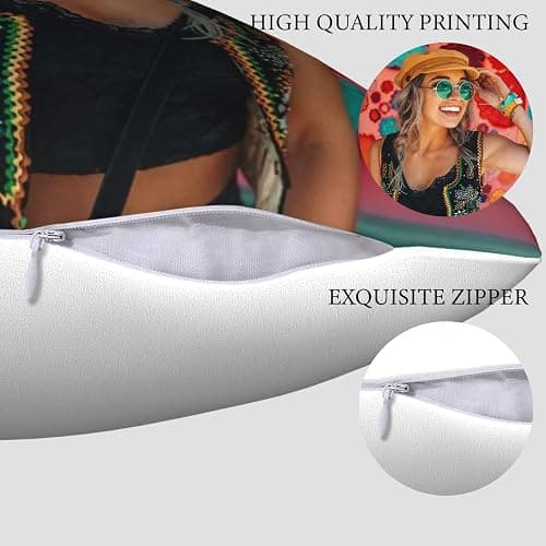 GYETPONG Custom Design Photos or Text Long Body Pillow Case，Personalized Love Photo Pillow Cover, Customize Birthday Gift, Wedding Keepsake Throw Pillow Covers (20x54 inch) thumbnail 5