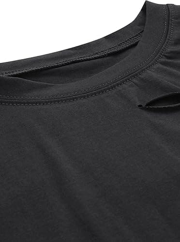 Remidoo Women's Casual Short Sleeve Graphic Print Tie Dye Crop Top T Shirt thumbnail 4