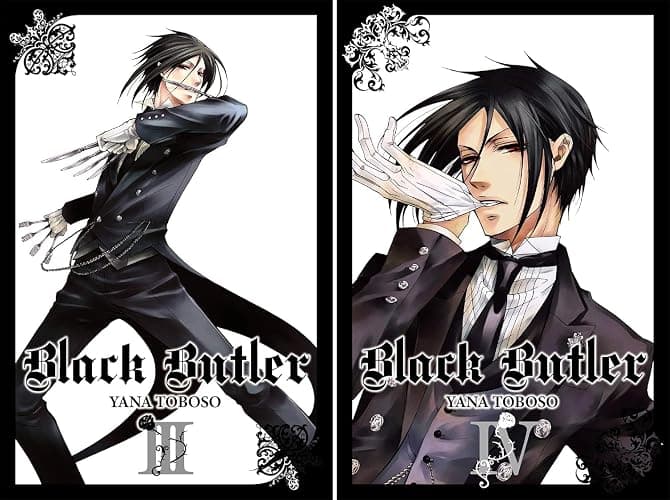 Black Butler Manga Set Vol 1-10 by Yana Toboso + 5 Kokuyo Campus Notebooks of Spy x Family Limited Edition thumbnail 3