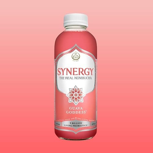 SYNERGY The Real Kombucha - Guava Goddess - 16 fl oz Bottle - Raw Probiotic Drink for Gut Health and Immune Support thumbnail 7