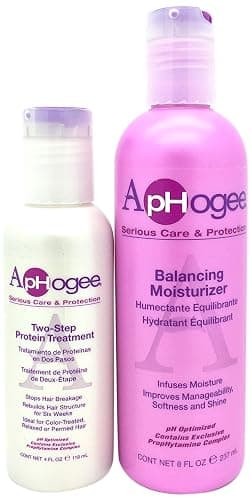 Aphogee Balancing Moisturizer 237 ml and Two Step Protein Treatment Kit 118 ml - Image 1