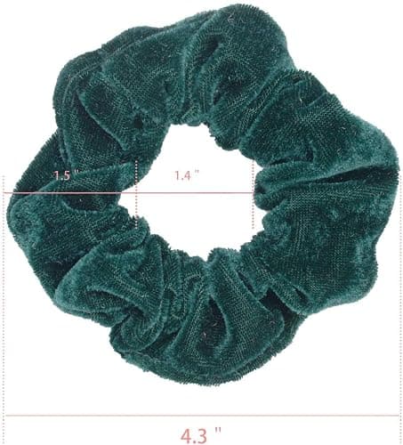 Hcimooy 36 Pcs Velvet Hair Scrunchies, Hair Ties for Women Girls (36 Colors) thumbnail 4
