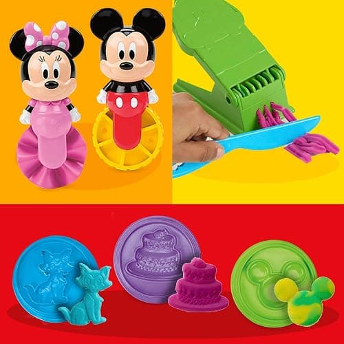 Play-Doh Disney Junior Mickey Mouse Clubhouse, Shape a Story Playset, Storage & Travel, Arts & Crafts Preschool Toys for Kids 2+ thumbnail 4