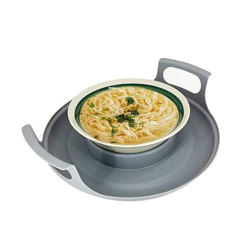 Handy Gourmet Microwave Cool Caddy w/ Handles - Carrying Tray for Bowls, Plates - Image 1