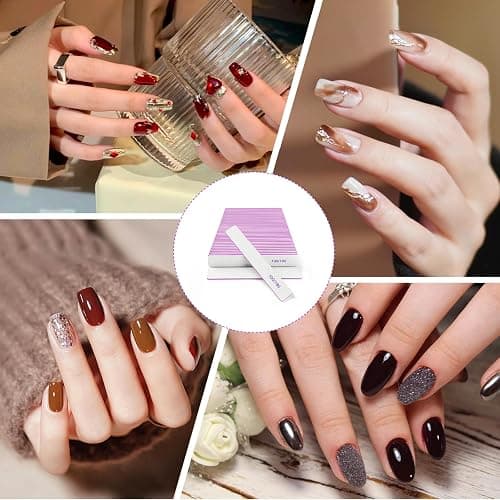 Ekrnlyi Nail Files (30 Pack), 100/180 Grit Double Sided Emery Boards for Natural & Acrylic Nails, Reusable Manicure for Women & Men, Professional Fingernail Filer & Lima de Uñas for Salon & Home Use thumbnail 7