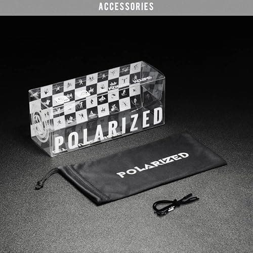 GoHZQ Polarised Sports Sunglasses for Men Womens Polarized Cycling Sunglasses UV400 Protection TR90 Superlight Frame Glasses for Skiing, Running thumbnail 7