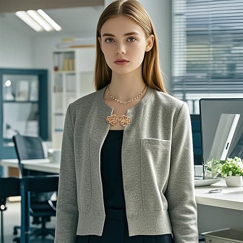 TACVEL 4 Pieces Vintage Sweater Shawl Cape Cloak Clips Retro Cardigan Collar Clasp Dress Shirt Brooch thumbnail 5