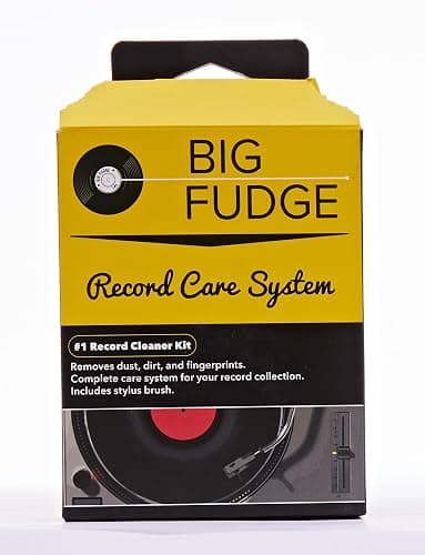 Big Fudge Vinyl Record Cleaning Kit - 4-in-1 Record Cleaner Solution - Includes Ultra-Soft Velvet Record Brush, Cleaning Liquid, Stylus Brush and Storage Pouch thumbnail 9