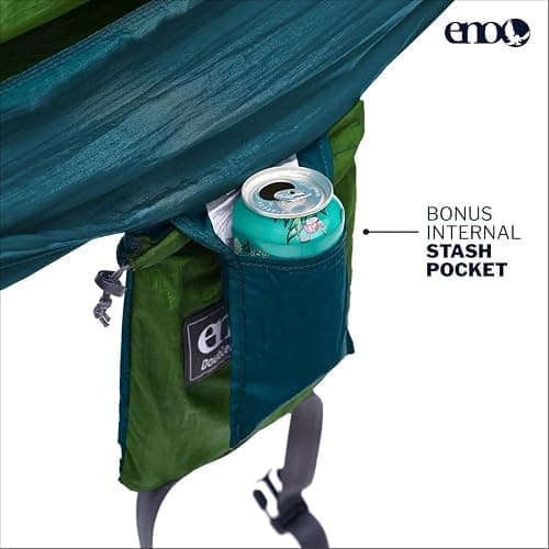 ENO, Eagles Nest Outfitters DoubleNest Lightweight Camping Hammock, 1 to 2 Person, Special Edition Colors, ATC thumbnail 3