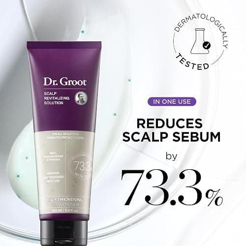 Dr. Groot Thickening Serum, Shampoo, Conditioner, and Scalp Treatment Set for Hair Loss – Clinical Results with Biotin and Rosemary for Hair Thinning, Shedding, Scalp Repair and Treatment thumbnail 7