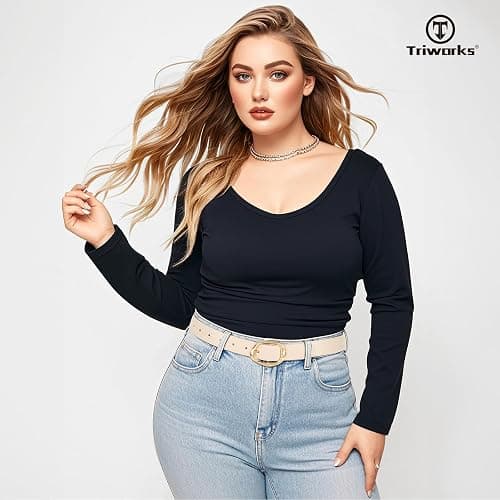 TRIWORKS 2 Pack Leather Belts for Women Fashion Waist Belt with Liquid Shapes Women Belt for Jeans Pants Dresses thumbnail 5