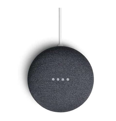 Google Nest Mini 2nd Generation Smart Speaker with Google Assistant - Charcoal thumbnail 5