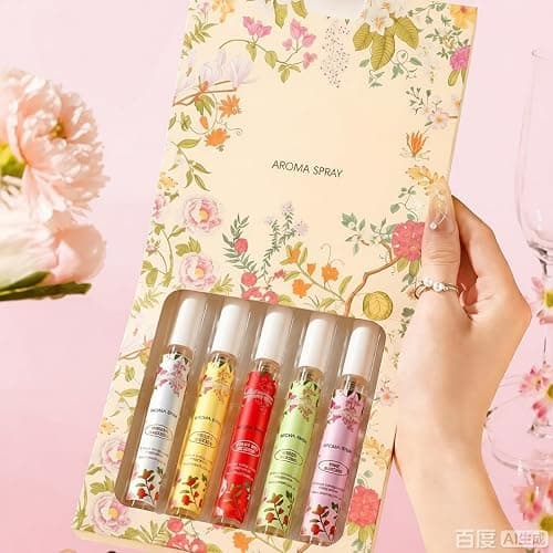 OFUN Perfume for Women, 5 Pack Mini Perfumes Samples, Hair Body Spray Mist, Mini Travel Size Perufme Set, Floral Note Fragrance Set for ADult,Christmas Stocking Stuffers thumbnail 4