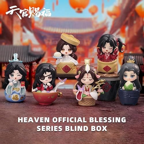 Heaven Official Blessing Hua Cheng Xie Lian Chibi Figure Blind Box Anime | Heaven Official Blessing Hua Cheng Xie Lian Chibi Figure Holiday Edition Blind Box Anime Gift (Single (randomized)) thumbnail 8