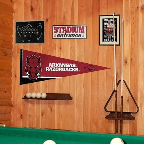 Arkansas Razorbacks Pennant Full Size Felt thumbnail 2