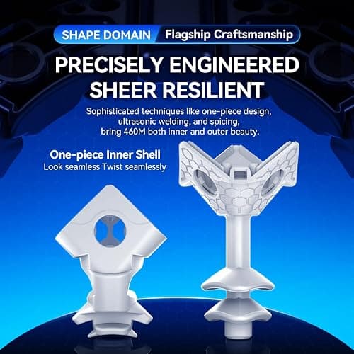 GAN 460 M V2, 4x4 Speed Cube Magnetic Speedcube Dual-Layer Structures Puzzle Omni-Magnetic Architecture 160 Magnets Fidget Toy for Kids Adults, UV Version thumbnail 7