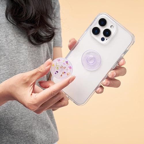 ​​​​PopSockets Phone Grip with Expanding Kickstand, Adhesive Grip, Cute PopSockets - Purple Fields thumbnail 6