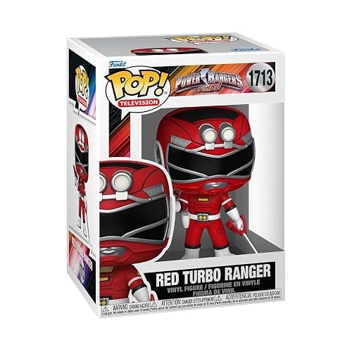 Funko Pop! TV: Power Rangers Turbo - Red Turbo Ranger - Collectable Vinyl Figure - Gift Idea - Official Merchandise - Toys for Kids & Adults - TV Fans - Model Figure for Collectors and Display - Image 1