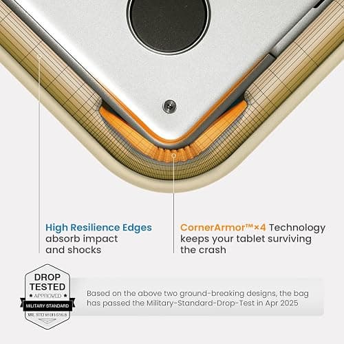 tomtoc 360 Protective Puffy Laptop Sleeve for 13-inch MacBook Air M5/A3449 | 2026, M4/M3/M2 A3240 A3113, MacBook Neo A18 & MacBook Pro M2/M1, Quilted Soft Puffer Bag for 13-inch Surface Pro Copilot+PC thumbnail 3