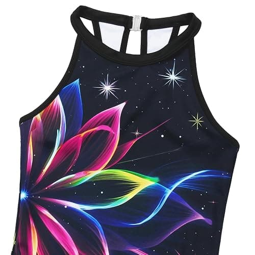 MODAFANS Gymnastics Leotards for Girls With Shorts Tumbling Dance Clasp Back Activewear thumbnail 4