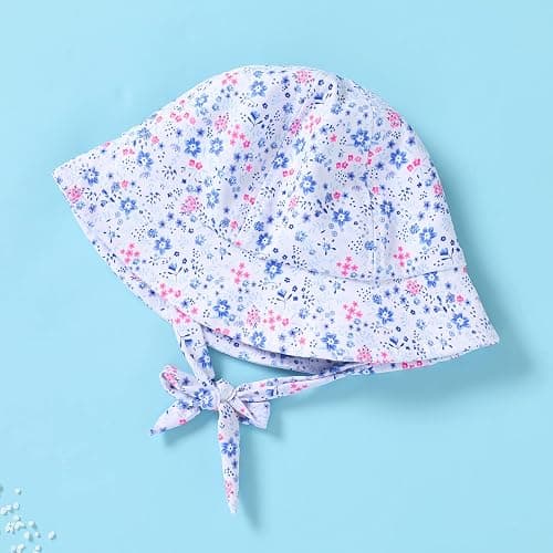 Infant Baby Girl Swimsuit One-Piece Long Sleeve Rash Guard with Hat Set Floral Zipper Bathing Suit Leopard Beach Wear thumbnail 7