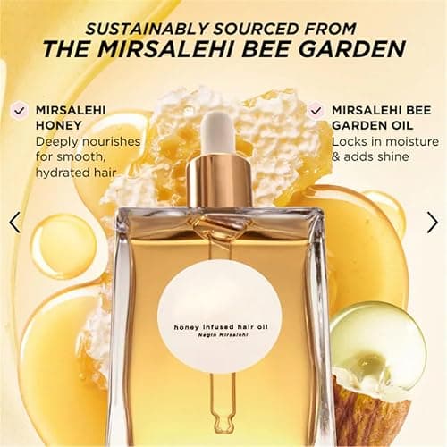 Honey Infused Hair Oil Travel Size Infused with Mirsalehi Honey to Deeply Nourish and Moisturise Hair 20 ml thumbnail 2