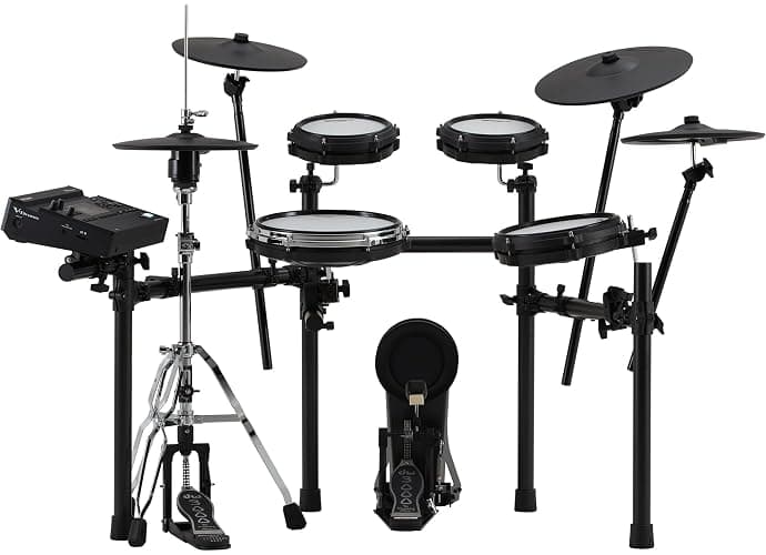 Roland TD316 V-Drums Electronic Drum Kit Bundle with Drum Throne, Audio Cable, Drumsticks, Drumstick Bag, and Austin Bazaar Polishing Cloth thumbnail 4