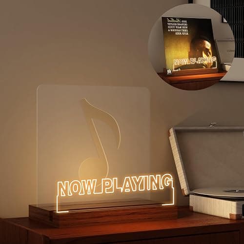 Now Playing Vinyl Record Stand up - Image 1