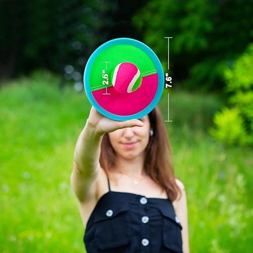 Ayeboovi Toss and Catch Ball Game Outdoor Toys for Kids Yard Games Beach Toys Outside Games for 3 4 5 6 7 8 9 10 Year Old Boys Girls (Upgraded) thumbnail 3