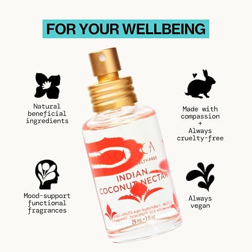 Pacifica Indian Coconut Nectar Perfume Spray – Tropical Vanilla & Coconut Fragrance, Layerable Beachy Perfume for Women, Clean, Non-Toxic, Vegan & Cruelty-Free Formula, All-Day Long Lasting thumbnail 7