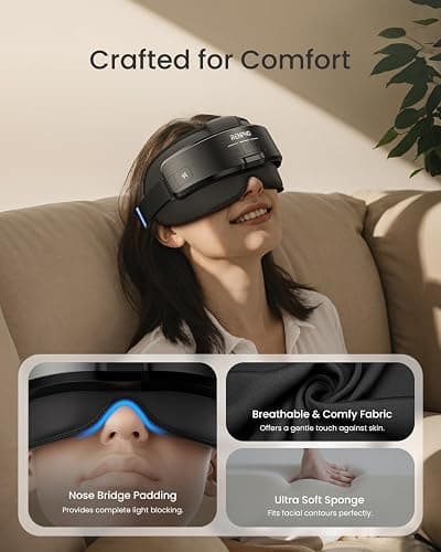 RENPHO Eyeris Masc Head and Eye Massager, FSA Eligible HSA, Head Massager for Forehead, Occiput and Temple, Heated Mask Massager for Scalp Relaxation and Stress Relief thumbnail 7