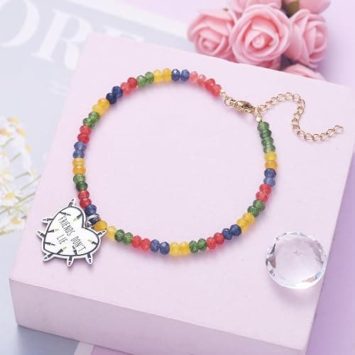 Friends Don't Lie Merchandise Friendship Natural Stone Bracelet Gifts Halloween Collection Gift thumbnail 3
