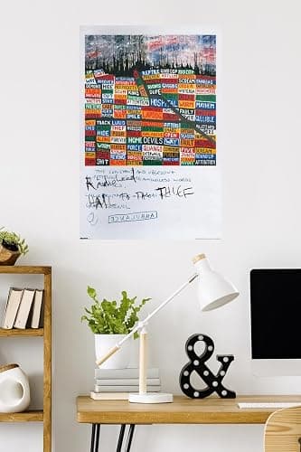 Radiohead - Hail to the Thief Scribble Wall Poster, 34L" x 22.4W", Unframed Version thumbnail 2