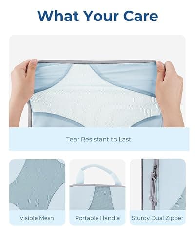 BAGSMART Compression Packing Cubes for Travel, Compressible Luggage Organizer for Cruise Ship, Lightweight Travel Essentials 6-Pack 1L+2M+2S+1Shoe Bag thumbnail 6