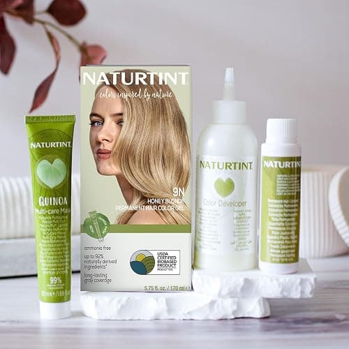 Naturtint 9N Honey Blonde Permanent Hair Color (Pack of 1), Ammonia Free, Vegan, Cruelty Free, up to 100% Gray Coverage, Long Lasting Results (Packaging may vary) - 9N Honey Blonde - 5.07 Fl Oz (Pack of 1) thumbnail 6