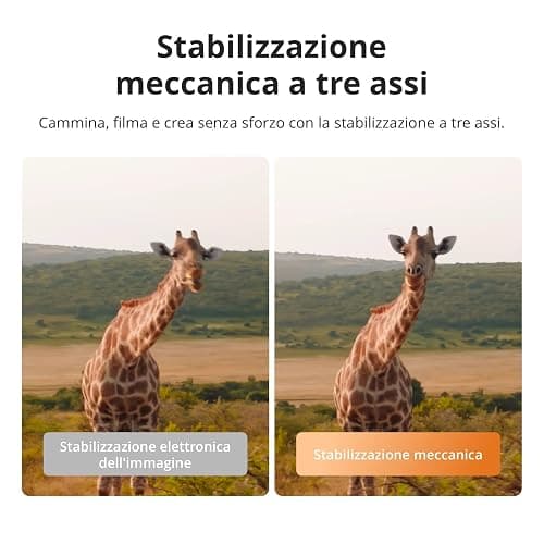 DJI Osmo Pocket 4 Combo Standard, videocamera vlog tascabile con gimbal | CMOS da 1″ e 4K/240fps, stabilizzazione a tre assi, zoom senza perdita 2×, 107 GB di memoria integrata thumbnail 4
