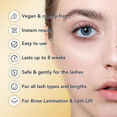 Lash Lift Kit Brow Lamination Kit, Semi-Permanent Eyelash Perm Set For Lash Curling Perming With Detail Instruction Easy For Beginner Achieve Salon-Quality Lash Lift At Home thumbnail 3