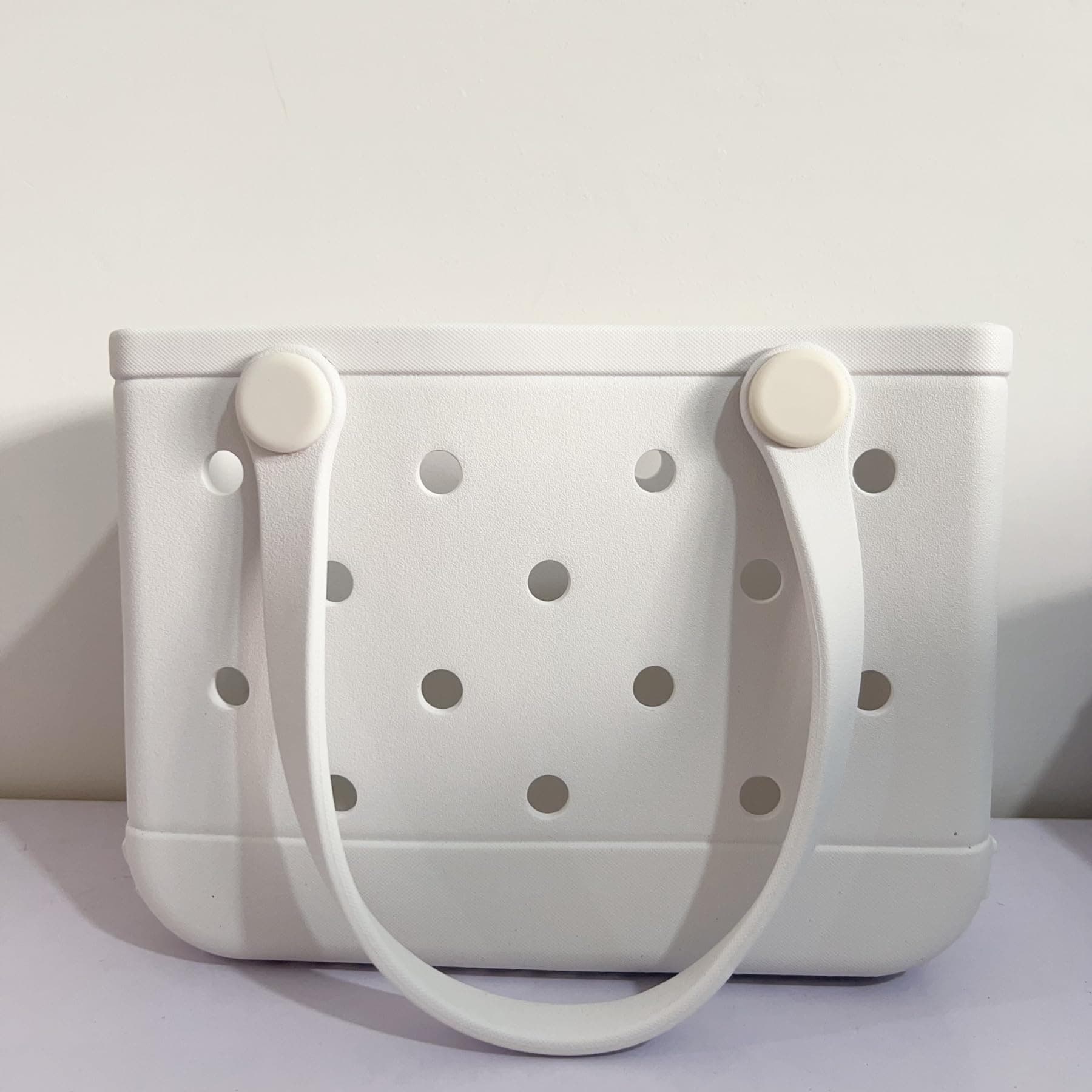 GBB Rubber Tote Bag Small Beach Bag Waterproof Outdoor Tote Bag Washable Tote Portable Travel Bag Open Handbag for Daily thumbnail 3