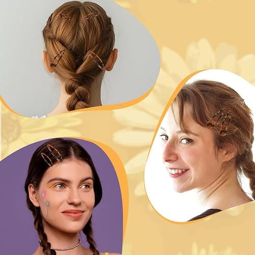 Giantree 16 Pcs Snap Hair Clips, 4 Size Classic Tortoise Metal Hair Clips for Women No Slip Hair Barrettes for Women Girls Various Fine and Thick Hair DIY Hairstyling Accessories thumbnail 4