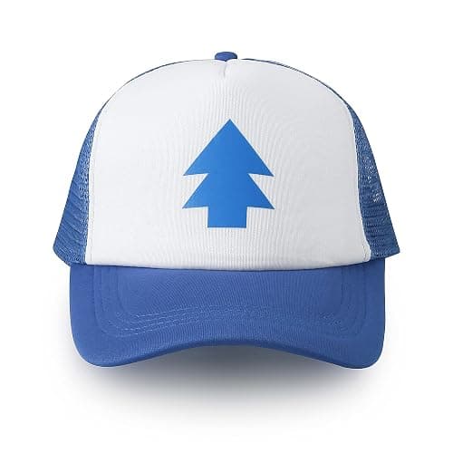 EIKOU Gravity Falls Mabel's Pink Dipper Hat - Aqua Blue Pine Embroidered - Comes with The Necklace thumbnail 3