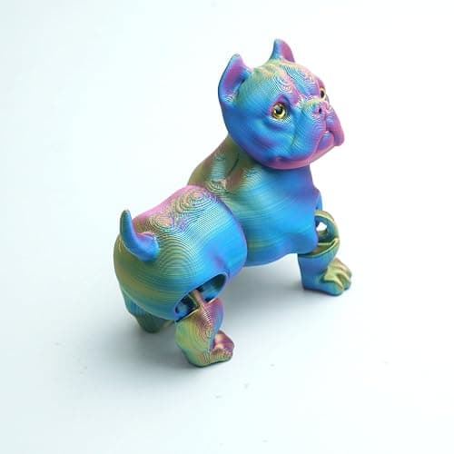 3D Printed Dog Model,Flexible Animals Toy Statue,Movable Joints,Home Office Decor,Interesting Toys for Autism/ADHD,Festival Gifts toco,Fidget Toys, Executive Desk Animals Toy thumbnail 5